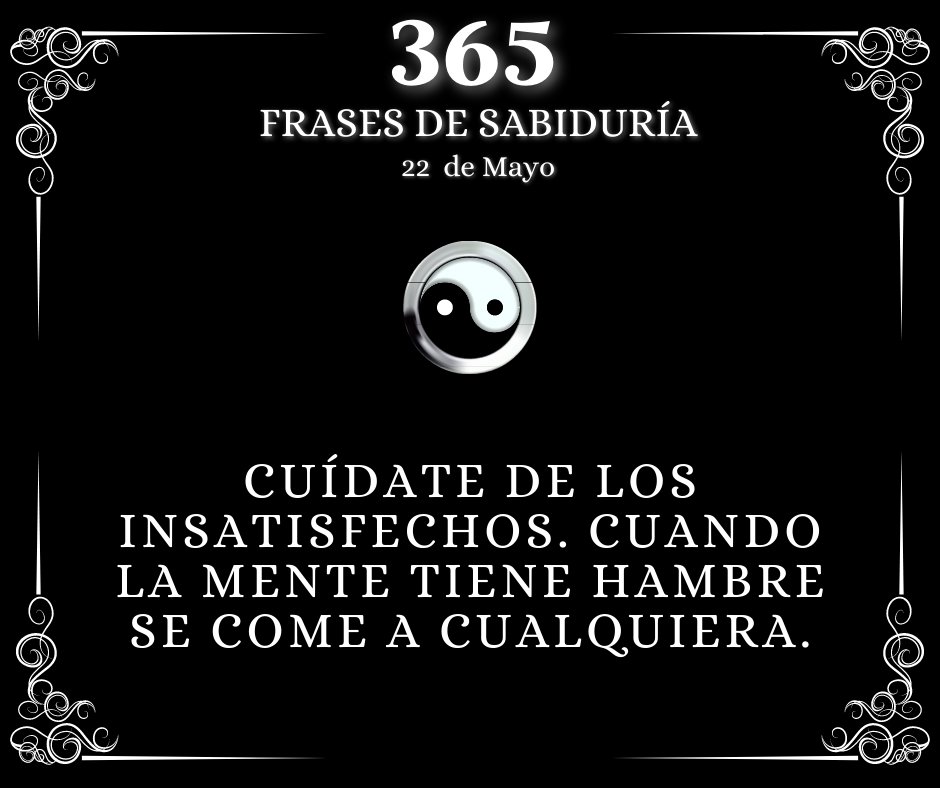 alejodorowsky's tweet photo. Cuídate de los insatisfechos. Cuando la mente tiene hambre se come a cualquiera. https://t.co/szVgl4BTAR