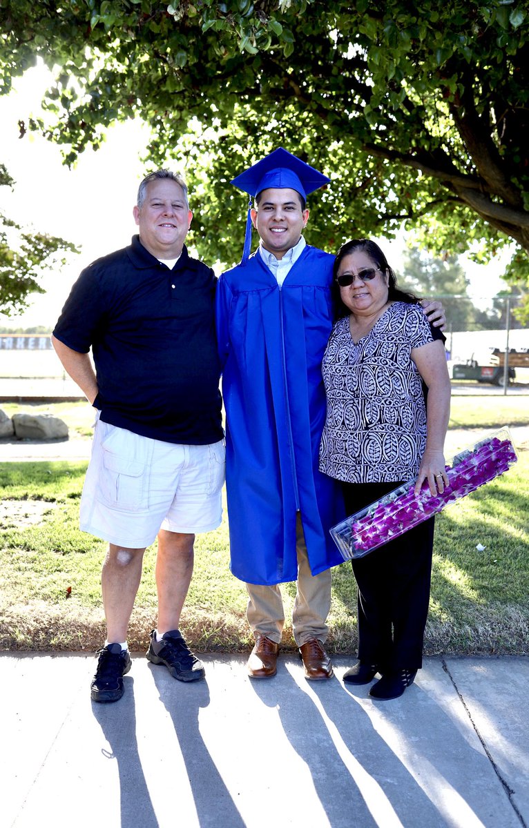 Today, I get to watch my husband walk across the stage to earn his Bachelor’s Degree in Business Administration from <a href="/CSUBakersfield/">CSUB</a>! What an exciting day 💛💙 #CSUB2021