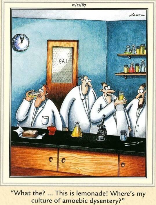 THE END of my little Gary Larson, “The Far Side”,  tribute thread  
#scientists #laboratory #Labwork #researchwriting 
#researchpaper #researchpositions