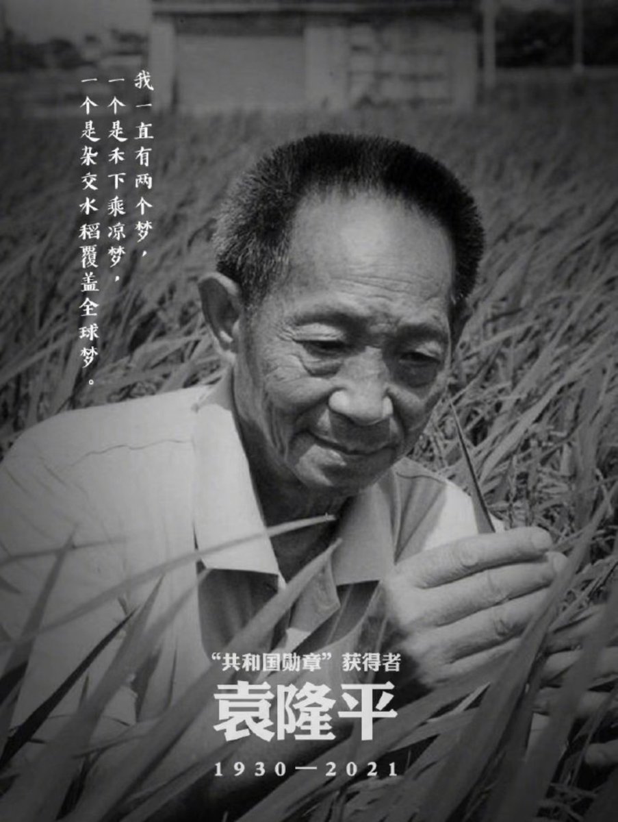 有些人伟大到我们甚至都忘了他们也会生老病死，袁老千古，国士无双，天地同悲！