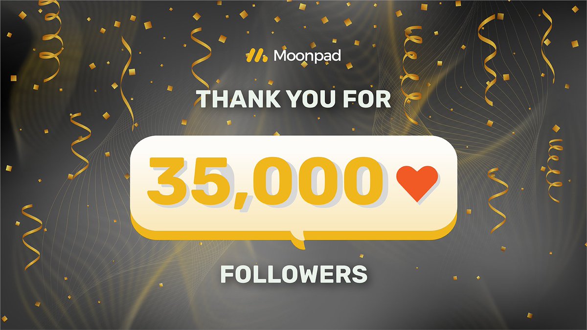 🌙 Thanks for the amazing support !
Telegram Group 35k members

🌙 We are always here - We will #gotomoon !

🌙 The best IDO platform for the Binance Smart Chain
#Moonpad #BSC

👉 Telegram Group: t.me/MoonpadBscComm…