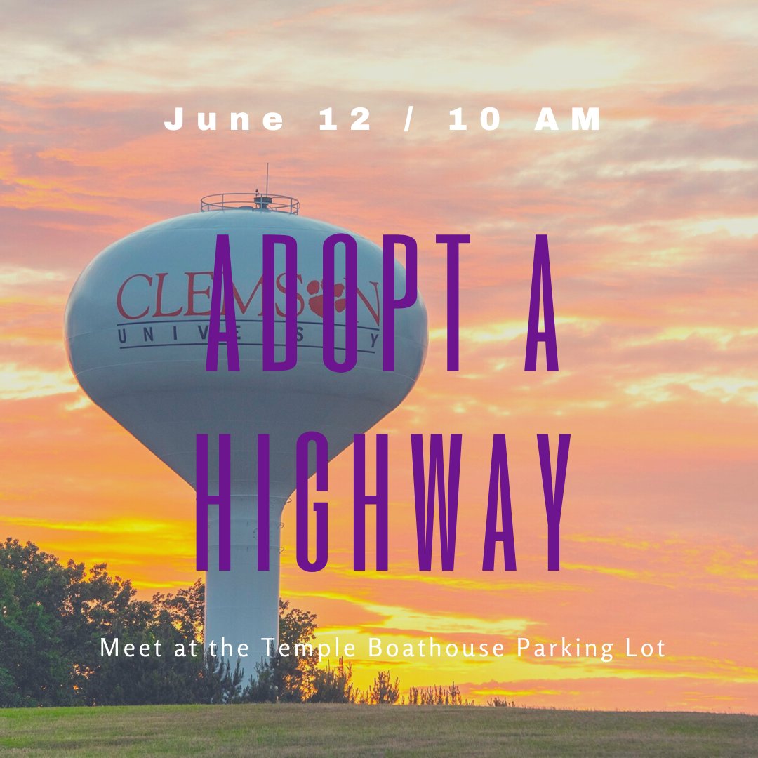 PhillyClemson's tweet photo. We are back in person! Adopt a Highway is June 12th at 10 AM! Meet us at the Temple Boathouse Parking Lot! Help us keep Philadelphia beautiful! https://t.co/TAafL1iKgA