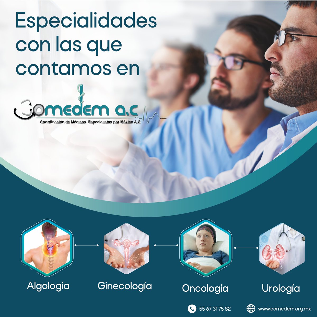 ComedemAc's tweet photo. Contamos con servicio médico formado por profesionales en diferentes áreas. 🧑🏻‍⚕️👩🏽‍⚕️
Conócenos
📱Whatsapp: https://t.co/wqwEbb8fOv
📍Estamos ubicados en: Zacatecas 40 Int. 512, Col. Roma Norte, Del. Cuauhtémoc, México CDMX,C.P. 06700.
Visita Nuestras páginas
https://t.co/CkOCDNradv https://t.co/pIFK6jOTqz