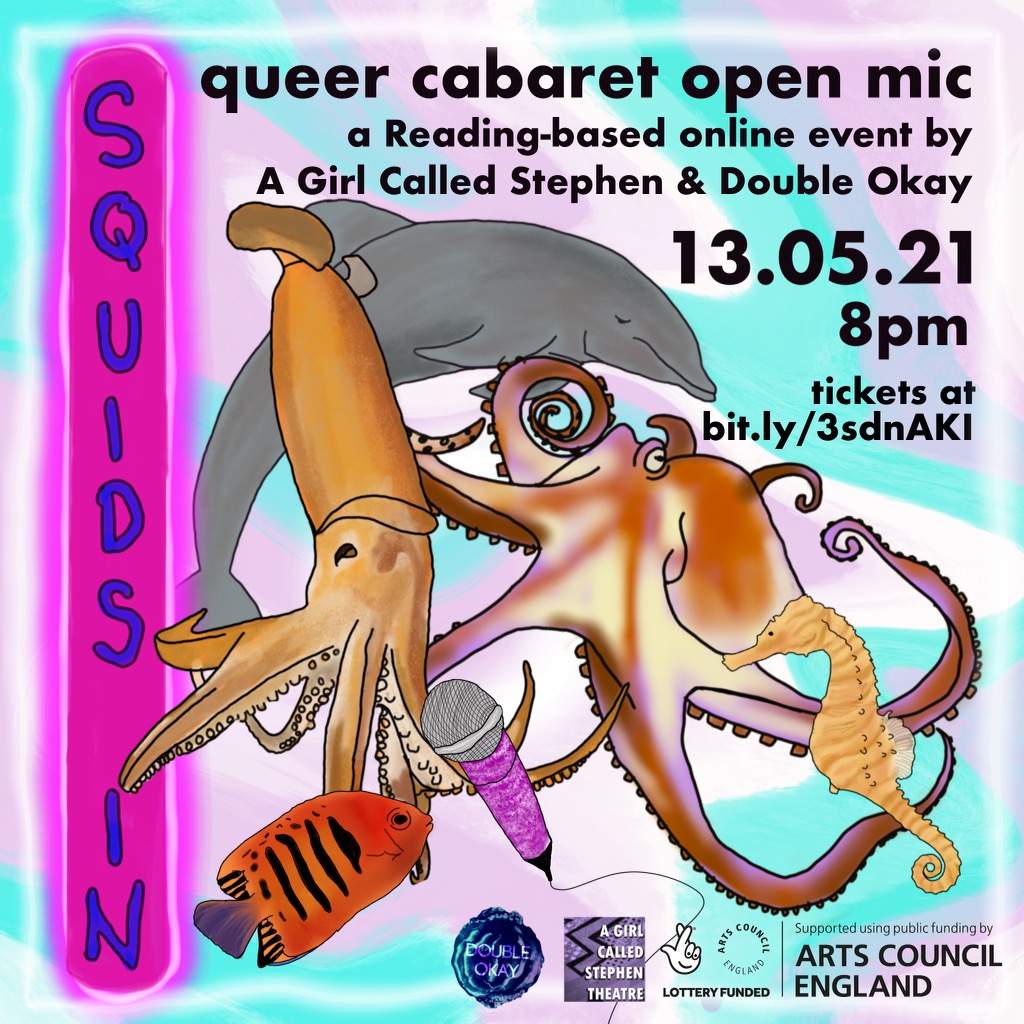 Woo woooo, we've only just recovered enough to post lol, but THANK YOU to everyone who tuned in and supported Squids In last week. We had such a great time, and really felt all your support <3 check out our instagram @ wearedoubleokay for more information on performers! 🐠