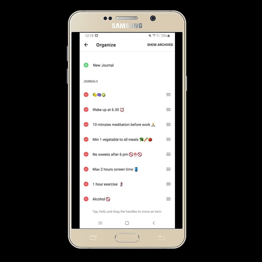 wayoflifeapp's tweet photo. Have you seen the little note at the bottom of your journal? 😁 Just a friendly helper to guide you on how you can use all the functions in the Way Of Life App and personalize it the way you want 🌼
Have a great weekend! 🥳 https://t.co/YbScQVrthz
