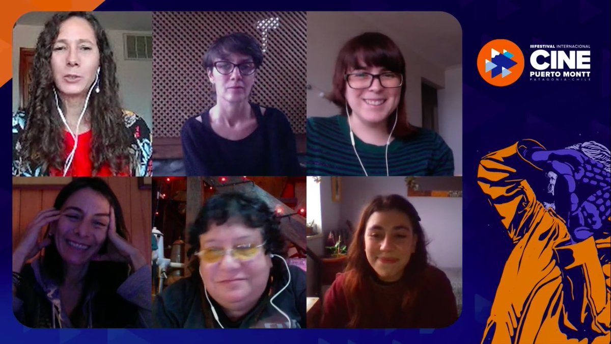 Interesante conversación con las colegas de la Muestra #CineSureñas en el marco del #FestivalDeCineDePuertoMontt Experiencias y pelis diversas que se pueden ver hasta el 31 de mayo online. La info en <a href="/culturaptomontt/">Cultura Puerto Montt</a> Nosotros vamos con #LaDirectiva 💚