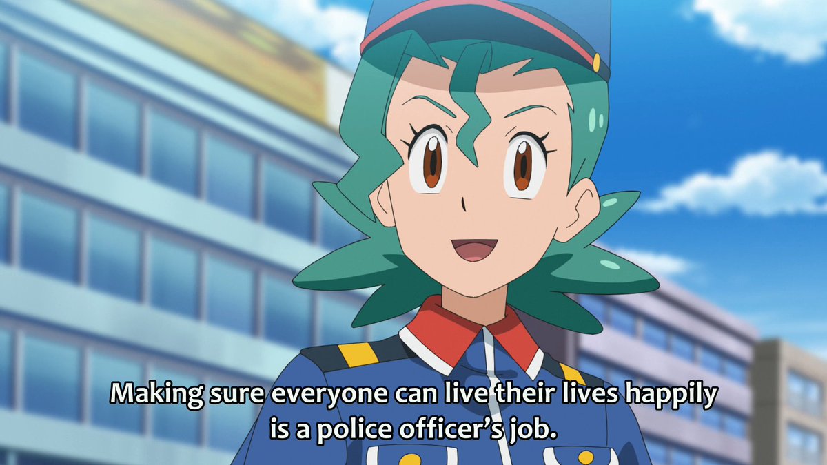 Sorry Pokemon, I don't care how cute Officer Jenny is, stop trying to peddle a copganda episode #anipoke https://t.co/tMGmV73Eab