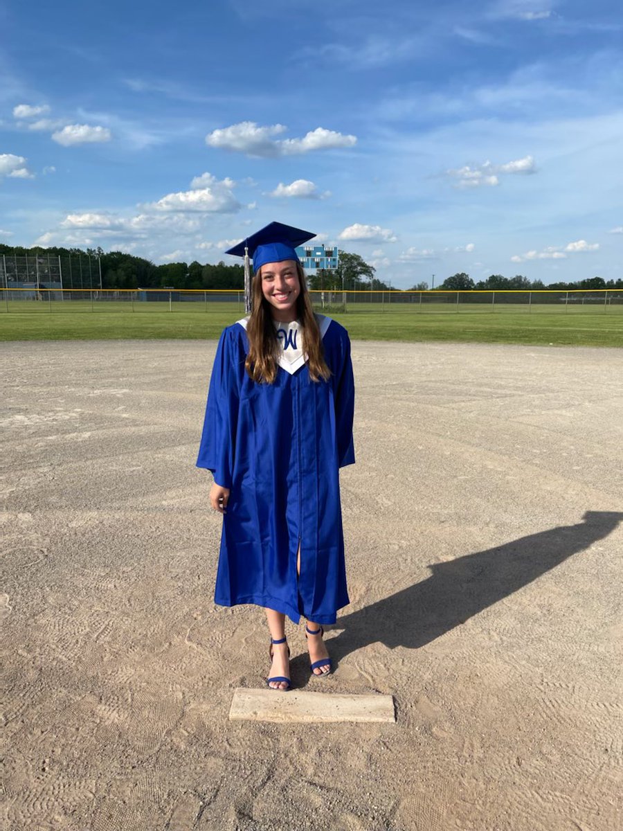 wlwsoftball's tweet photo. Tonight we celebrated our only senior one more time. Congratulations Hannah, good luck in all your future endeavors. We know you will be successful! You will always be a part of the WLW Softball family. Go Warriors! 💙🥎🤍🥎 F.E.P.W.E. #itsasoftballthing #wlwwarriorssoftball https://t.co/OuQt18DneW
