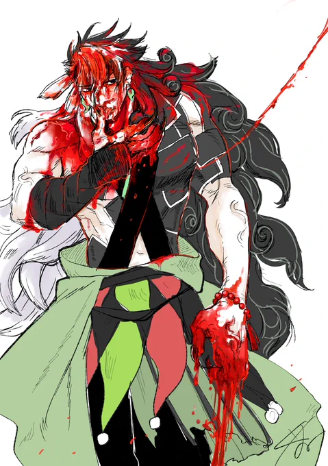 えっ血…な絵です。 