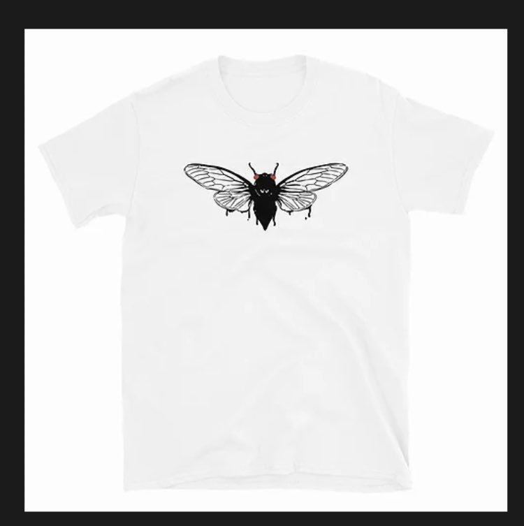 This design is by Kayla Washington. Free shipping on all items at cicadanation2021.com #cicada #cicadas #broodx #bug #bugs #insect #insects #nature #maryland