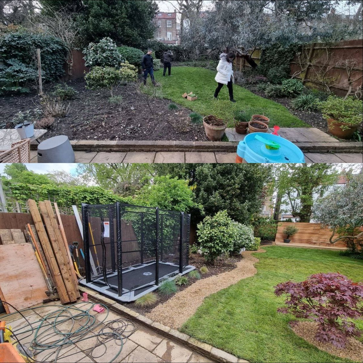 GreenwaysLSS's tweet photo. Hello Twitter, been a while! Just wrapped up phase one of our most recent project in NW6. 

Plenty of more photos to come as our client has big plans for the future! 

Special thanks to @_LONDONSTONE for the @Millboard_UK. Keeping the lads going as always! https://t.co/hFjW6aylIt