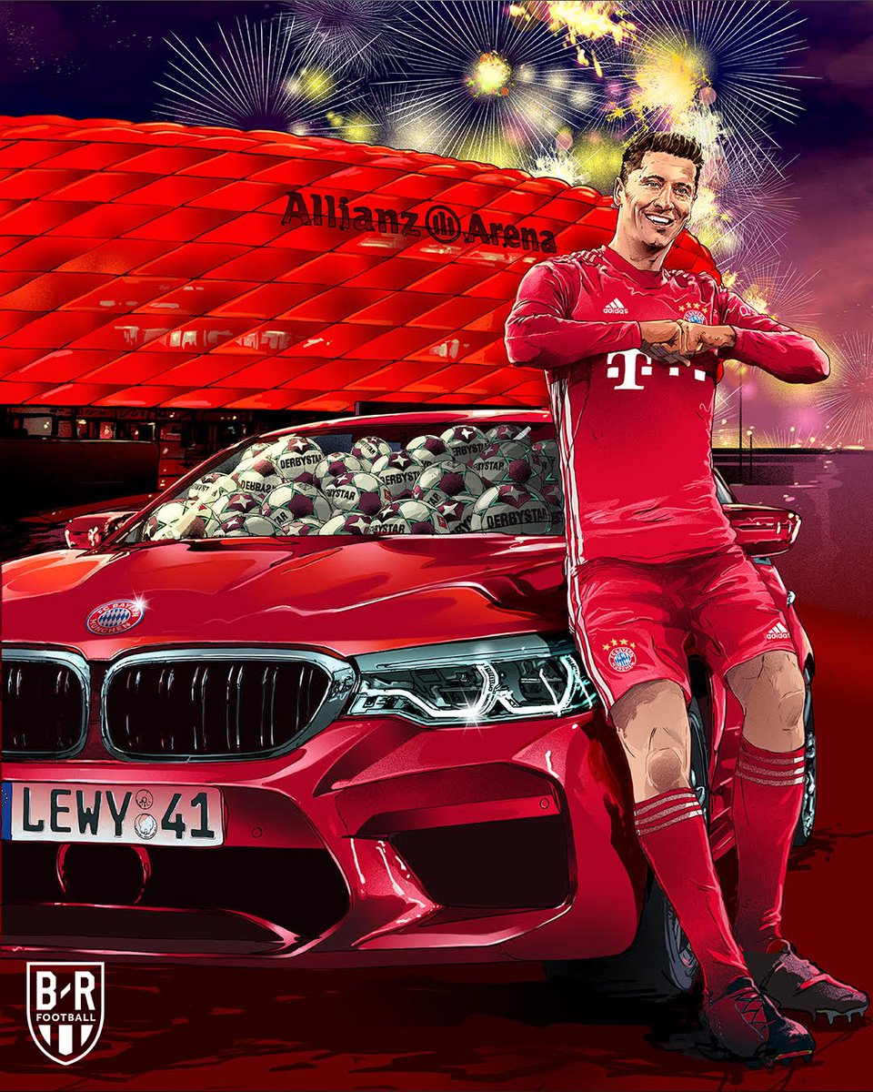 Robert Lewandowski's 41 goals is the most EVER scored in a Bundesliga season 💥