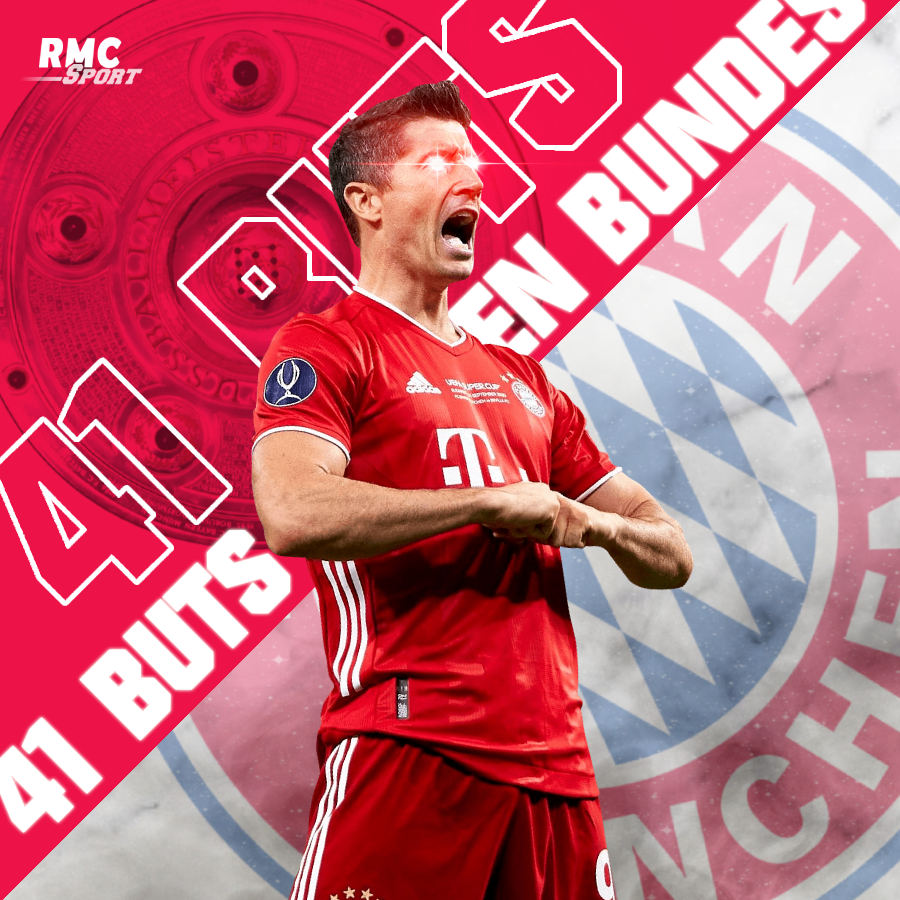 RMCsport's tweet photo. 🔥 LE-WAN-DOW-SKI détrône Gerd Müller

🇩🇪 Le Polonais inscrit son 41e de la saison en Bundesliga et établit un nouveau record absolu sur une saison. Le tout à la 90e minute de la dernière journée https://t.co/9jLu78kzBt