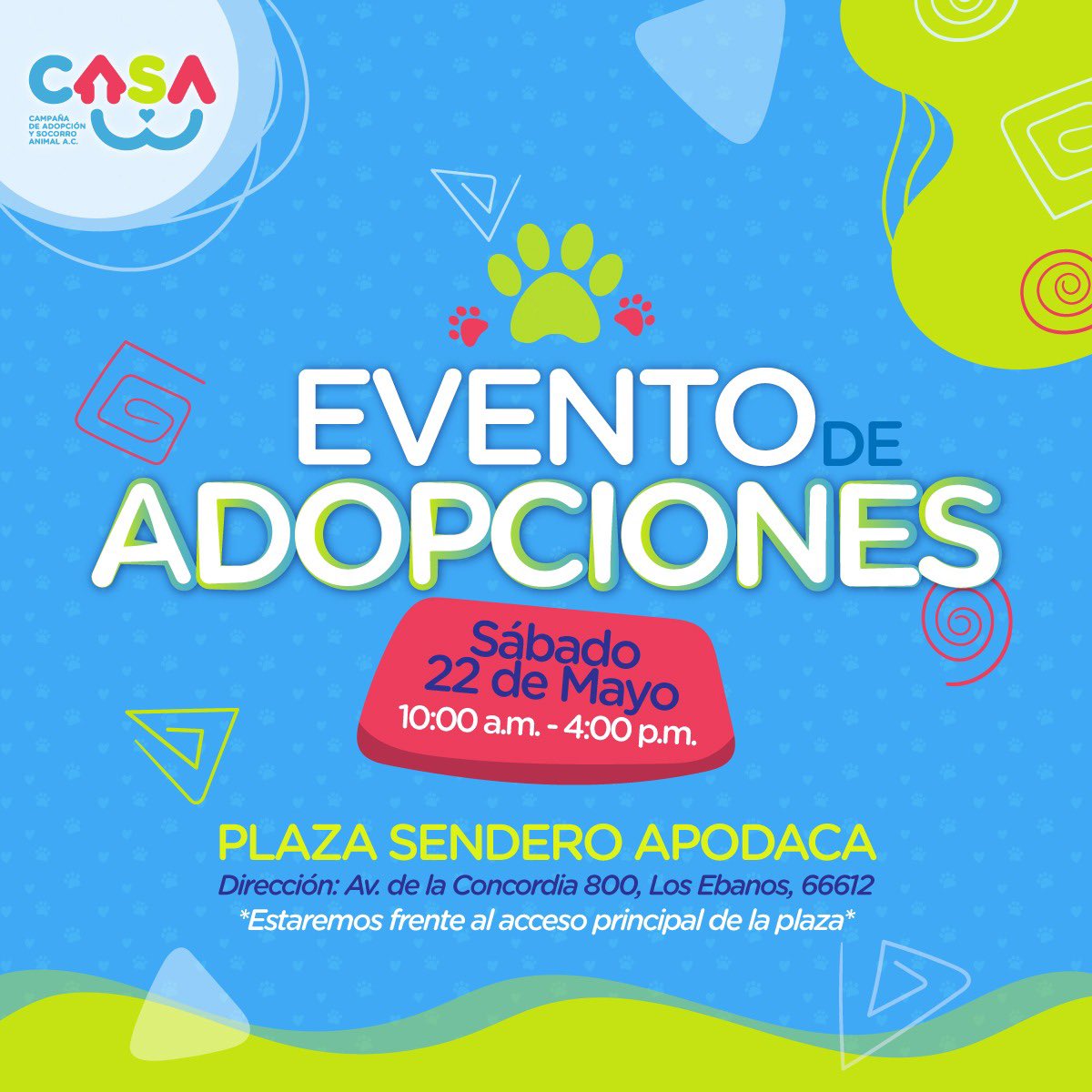 vamosaCASA's tweet photo. Nos vemos hoy en Sendero Apodaca 🐶 https://t.co/YvRes46EZq