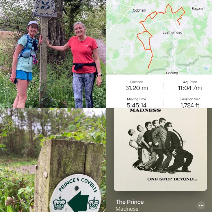 leelineandwash's tweet photo. The Prince ... 50k from Ashtead up to the edge of Ranmore via Prince’s Coverts with @danielleharris25 and Mrs P. Me and my run buddy are both through 2000kms for the year in outdoor run miles 🏃♀️🏃♂️💪 #runhappy #2000kms #ultratraining https://t.co/dBXZuxH2Zc