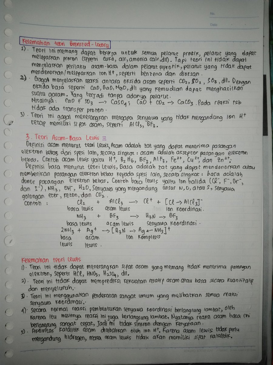 lunarstudy's tweet photo. [Catatan]
Kimia - Larutan Asam Basa🌙����🦋
Kelas 11 - Semester 2

Source : Lks Intan pariwara + urip info. https://t.co/iTfBfmOwi5