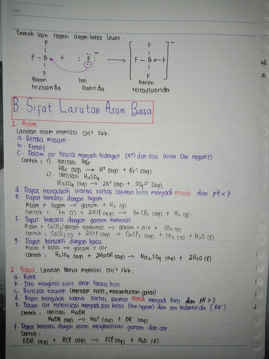 lunarstudy's tweet photo. [Catatan]
Kimia - Larutan Asam Basa🌙����🦋
Kelas 11 - Semester 2

Source : Lks Intan pariwara + urip info. https://t.co/iTfBfmOwi5