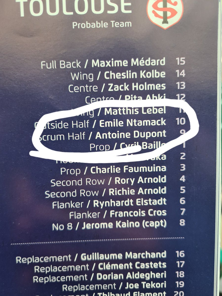 According to today's <a href="/ChampionsCup/">Investec Champions Cup</a> programme... Emile proving that age is no barrier <a href="/tv_Bull/">Bull 🏉🏎🎥</a>