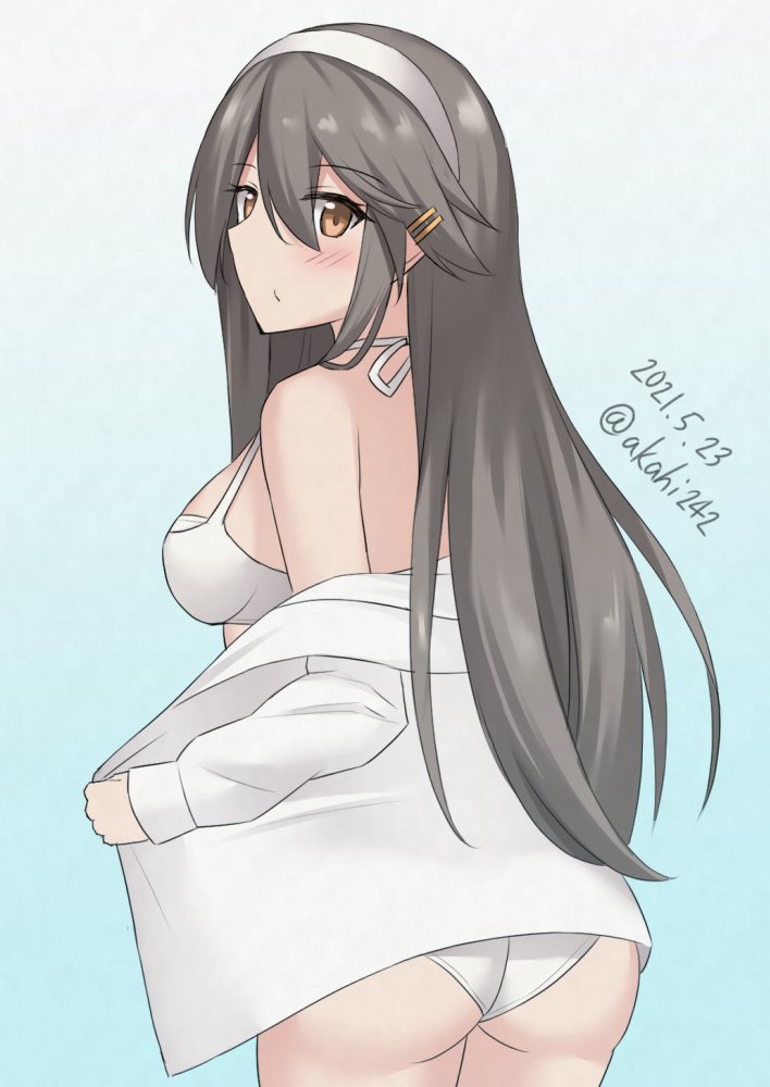 榛名(艦これ) 「10分オーバー
#艦これ版深夜の真剣お絵描き60分一本勝負
#艦これ版真剣お絵描」|あかひのイラスト