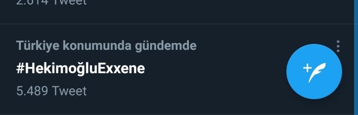 @atpek3 Gündeme girdik belki olur beee pozitif olalım:(

#HekimoğluExxene