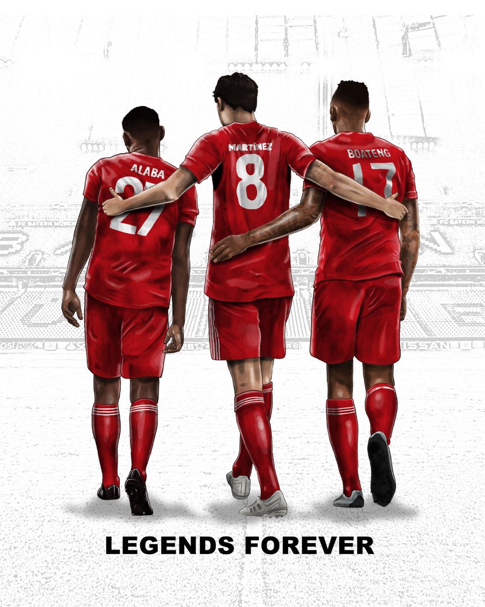 FCBayernEN's tweet image. #DankeDavid #GraciasJavi #DankeJérôme 

❤️🤍