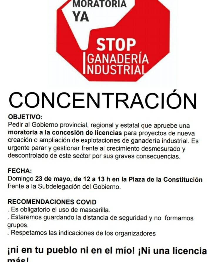 Stop ganadería industrial.
