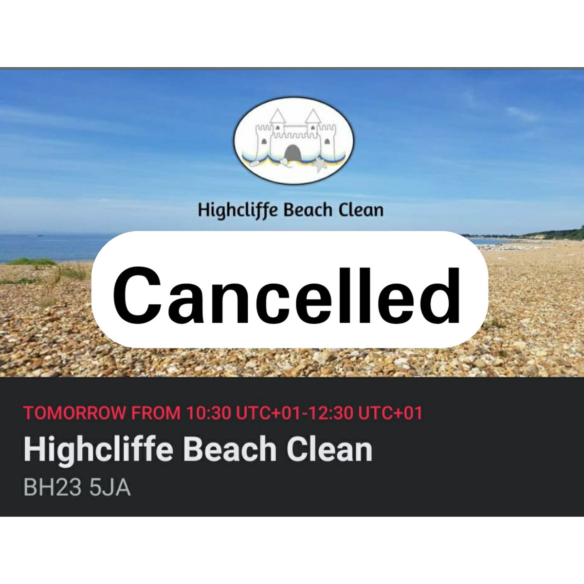 HighcliffeBeachClean tweet media