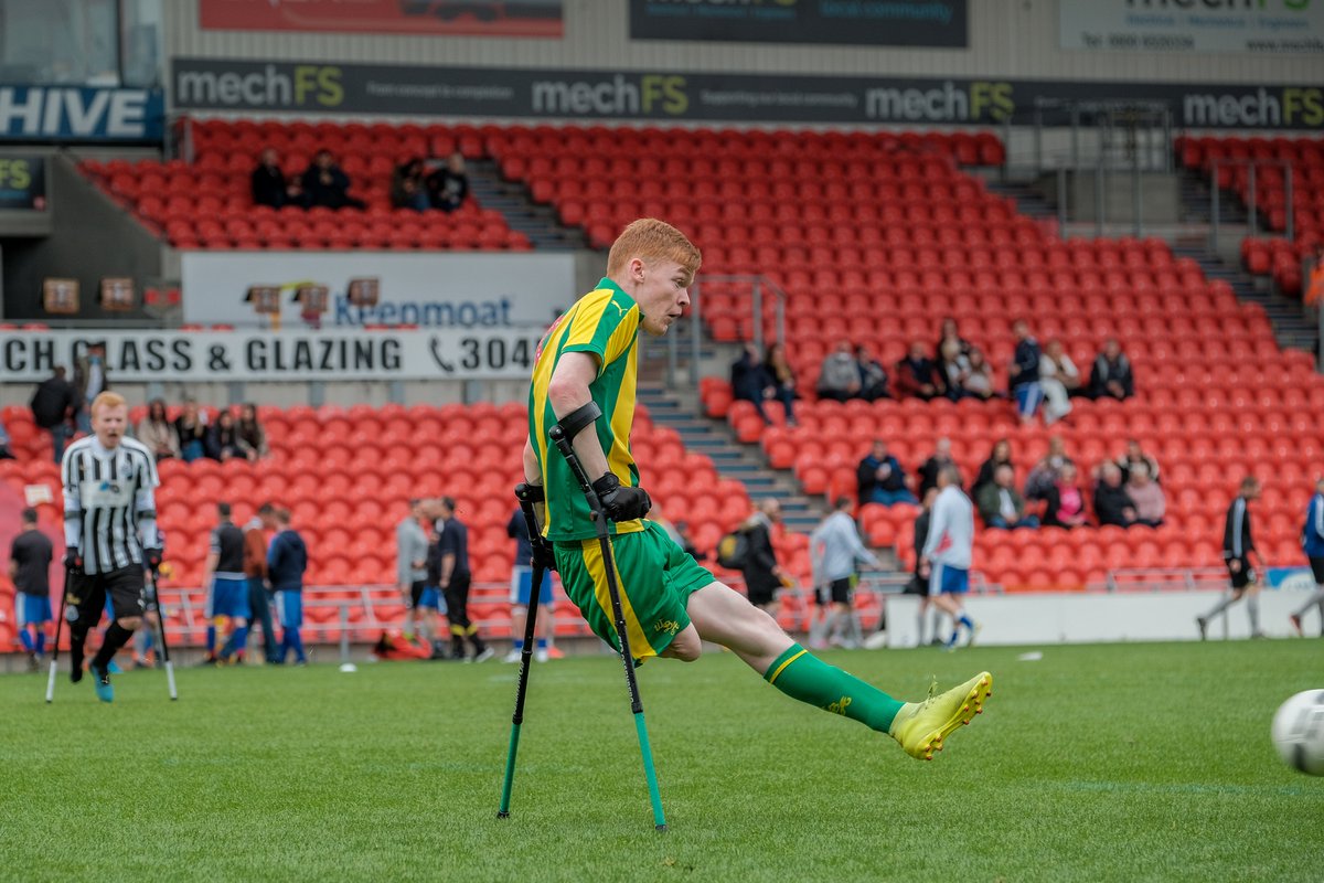 WBAFoundation's tweet photo. A hard fought win for @WBAAmputees against #NewcastleAmputees, today at the Keepmoat Stadium 👏

The final score 2 - 1

@WBA | @BacheGroup | @amputeefootball https://t.co/csSMxUHGpO