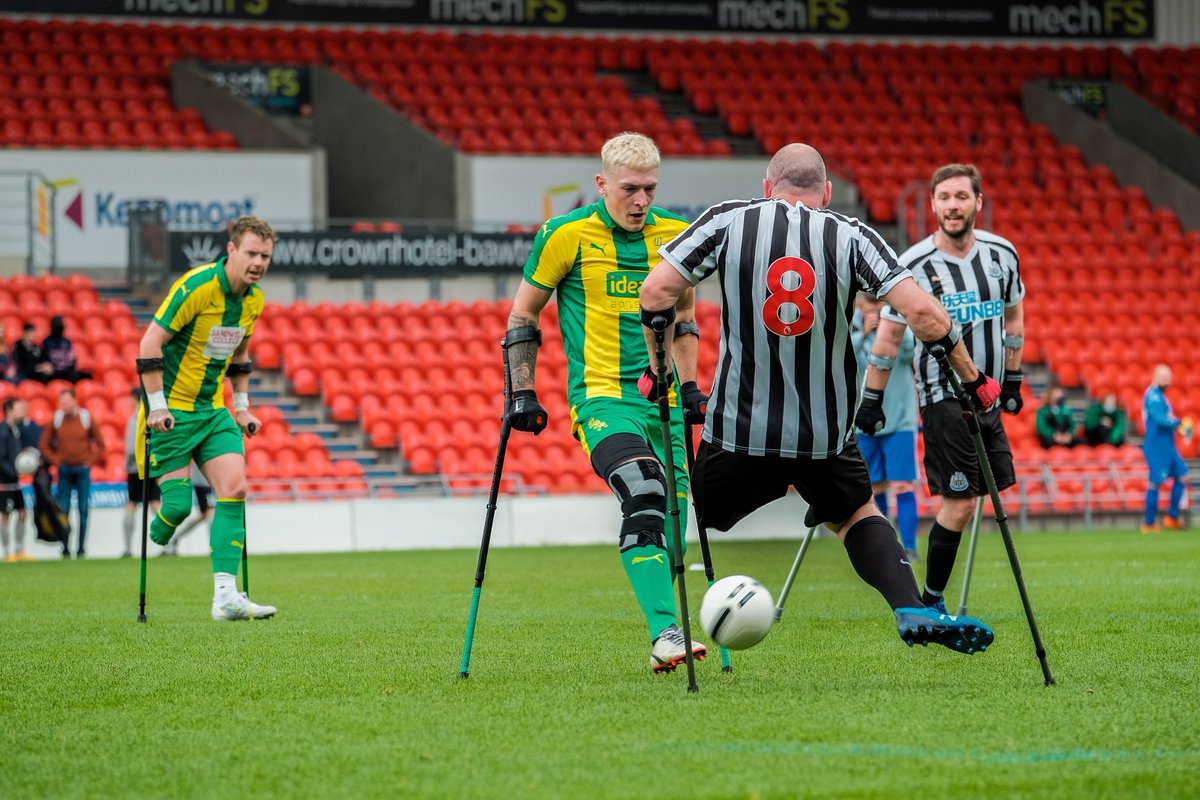 A hard fought win for <a href="/WBAAmputees/">West Bromwich Albion Amputees</a> against #NewcastleAmputees, today at the Keepmoat Stadium 👏

The final score 2 - 1

<a href="/WBA/">West Bromwich Albion</a> | <a href="/BacheGroup/">Bache Group</a> | <a href="/amputeefootball/">England Amputee FA</a>