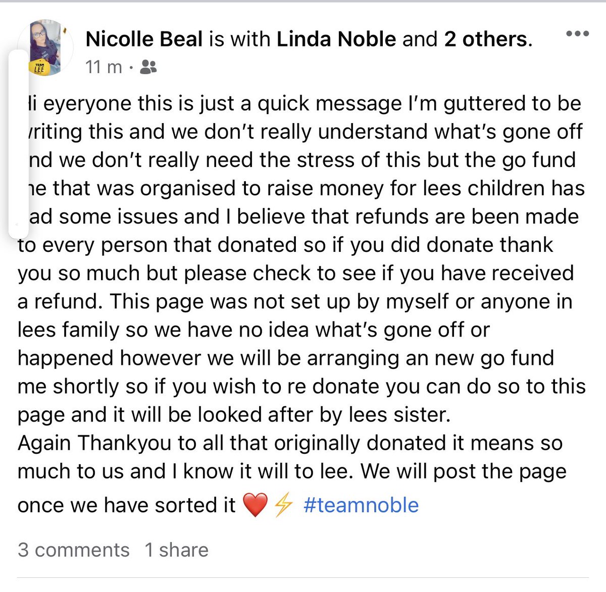 nicbic1989's tweet photo. Please share this guys I need it to reach all who donated @nobleboxer @EddieHearn @bjsaunders_ @frankwarren_tv @boxnationtv @MatchroomBoxing https://t.co/QTjBXKwTYL