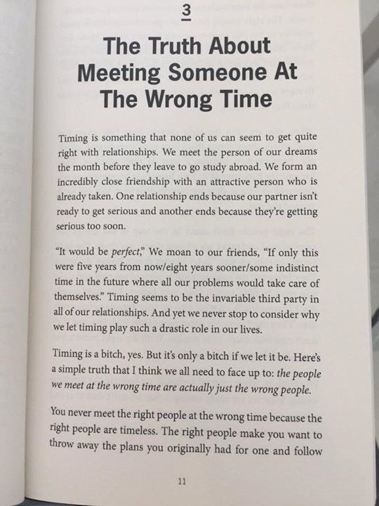 The right people are timeless.