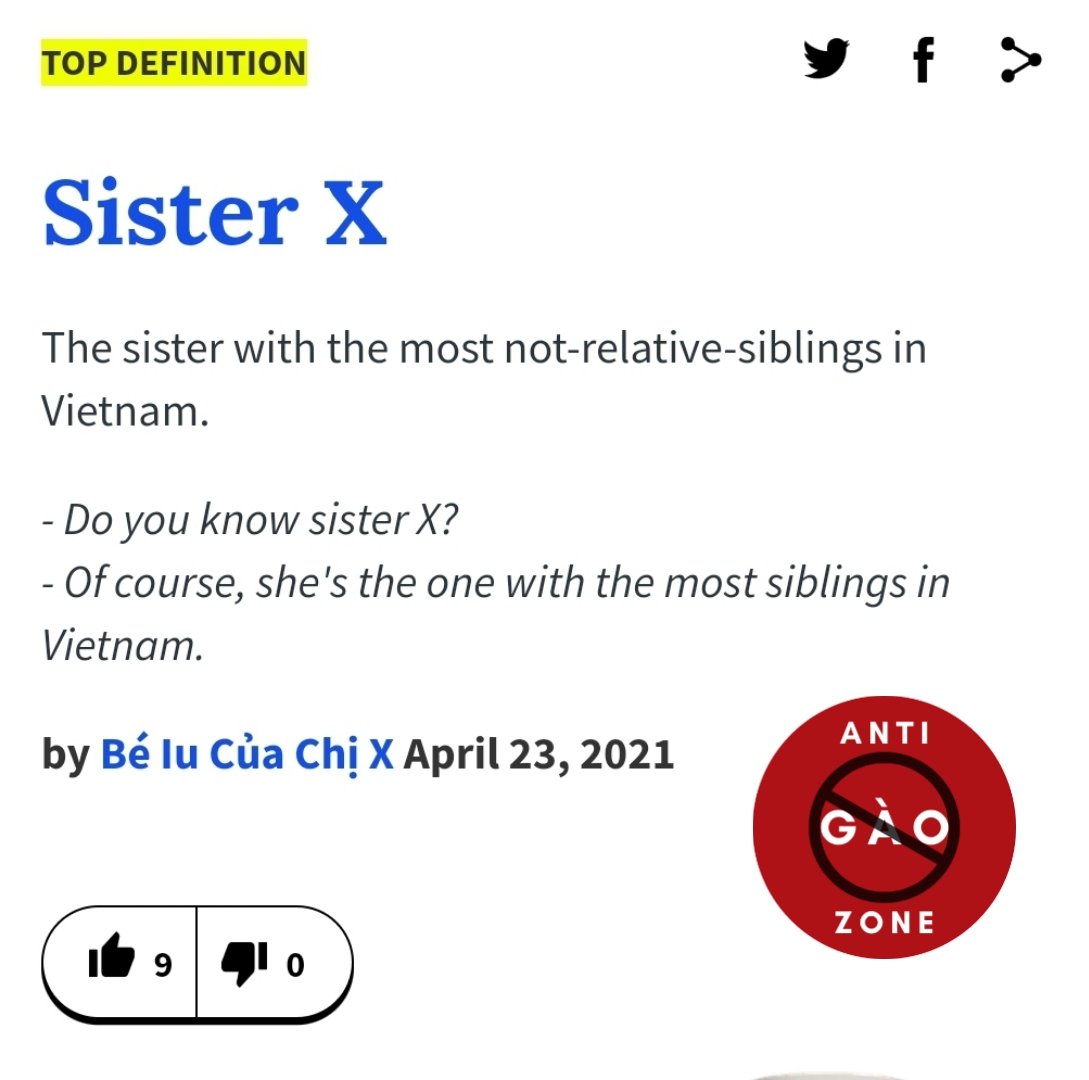 antigaozone's tweet photo. Quốc tế hóa linh vật của AGZ

#agz #urbandictionary #sisterx https://t.co/82SvAHDxOE