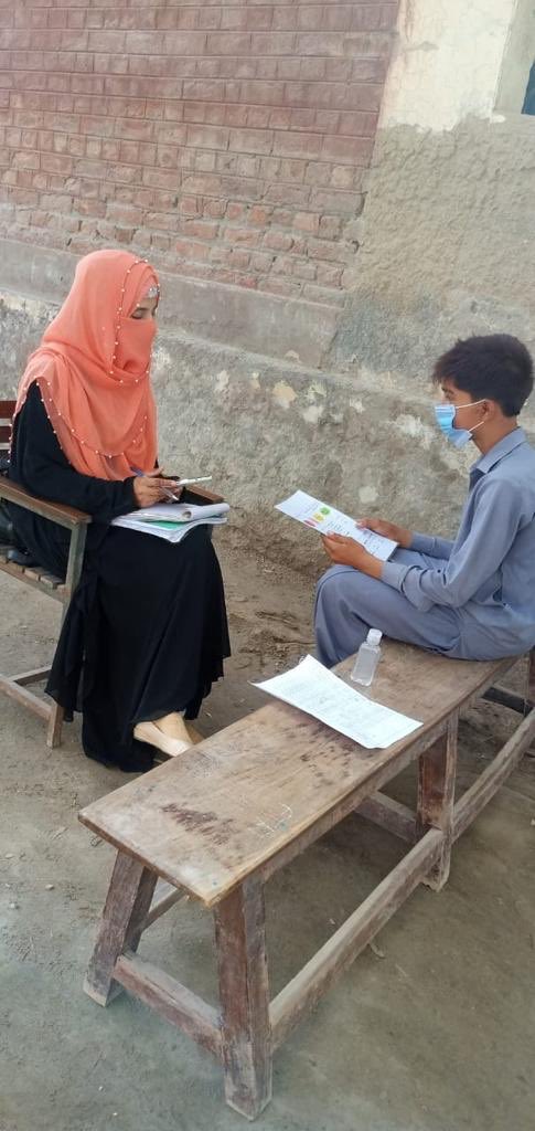 GRID_WashU's tweet photo. Project #EEQAP initiates midline survey after implementing Action Ideas from two rounds of GMBs. Children, Parents and Teachers are being interviewed to gauge the learning outcomes after an year of lockdown. Also, strict covid related SOPs are being maintained as per guidelines https://t.co/4qGCOFbzZy