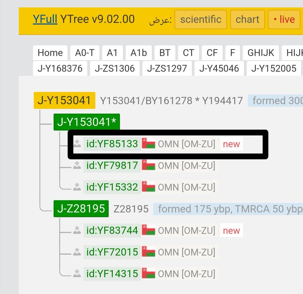 قبيلة الحكلي ( القرا ) DNA tweet media