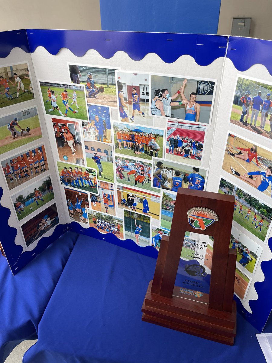 HMLSrHighSchool's tweet photo. Celebrating a successful athletic year in #TrojanCountry @HMLActivities @HMLYearbook2021 @alexsantoyo75 @Diaz_NRO @verenanro @AthleticsHml @MDCPSNorth @MDCPS #50YearsUnbroken https://t.co/fVIefVjvkO