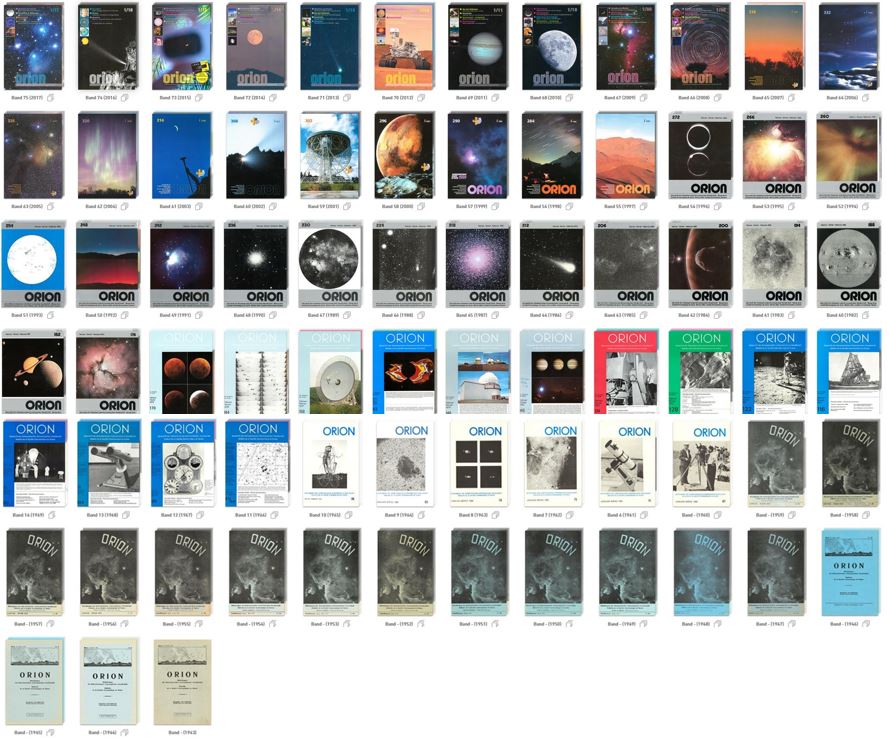 SAG_SAS_d's tweet photo. Digitalisierungsprojekt abgeschlossen! ORION Fachzeitschriften, 1. Heft von 1943, sind bis 2017 ab sofort als E-Paper abrufbar. Allen Interessierten stehen nun in elektronischer Form wissenschaftliche Erkenntnisse rund um die Astronomie zur Verfügung. https://t.co/v386FL1EnE https://t.co/iXGA91Gsn1