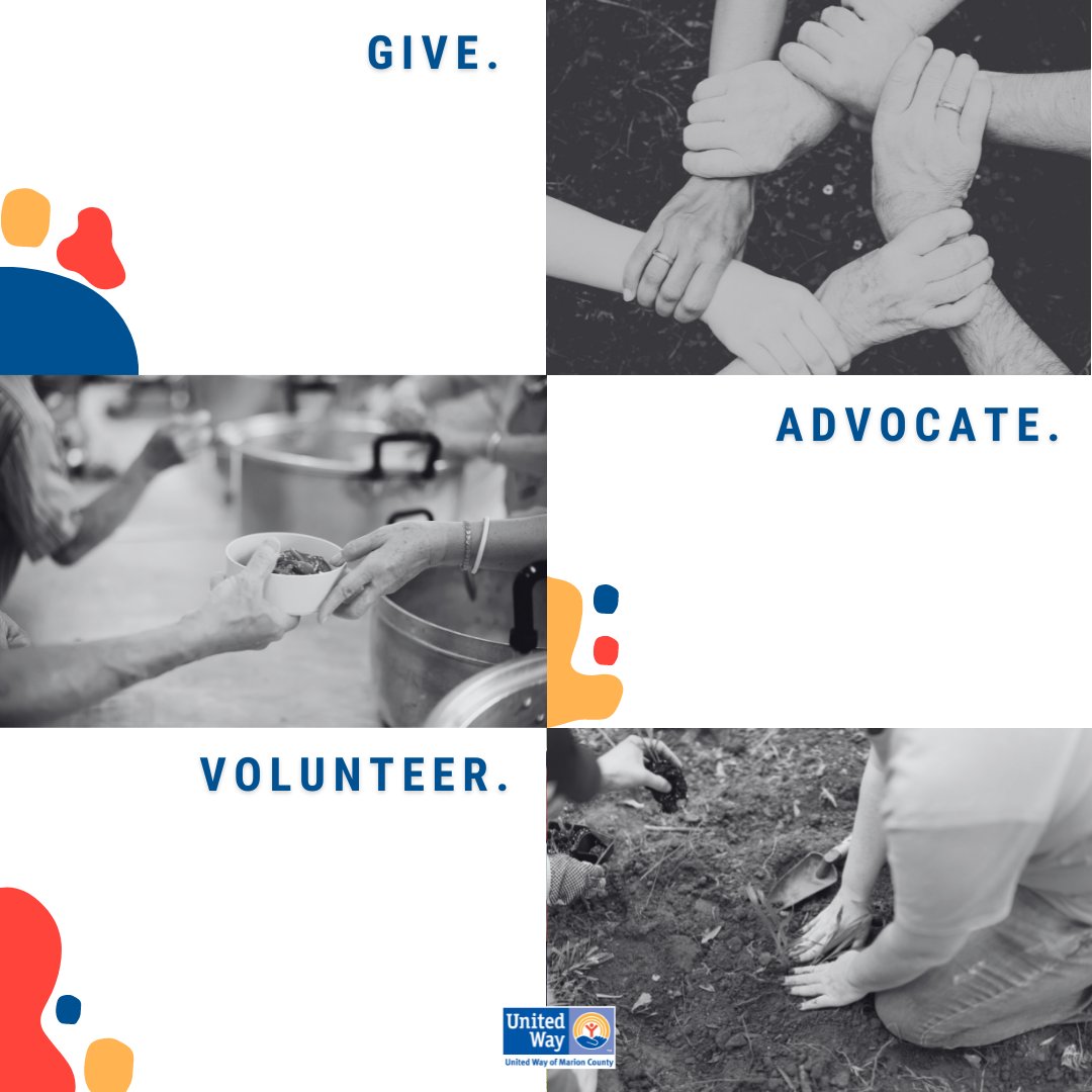 How can YOU #LIVEUNITED? Here's one easy way you can get started, visit volunteermarioncounty.org for a chance impact our community with a local volunteer opportunity with our Funded Partners and other community organizations.

#volunteer | #unitedformarion | #stewardship