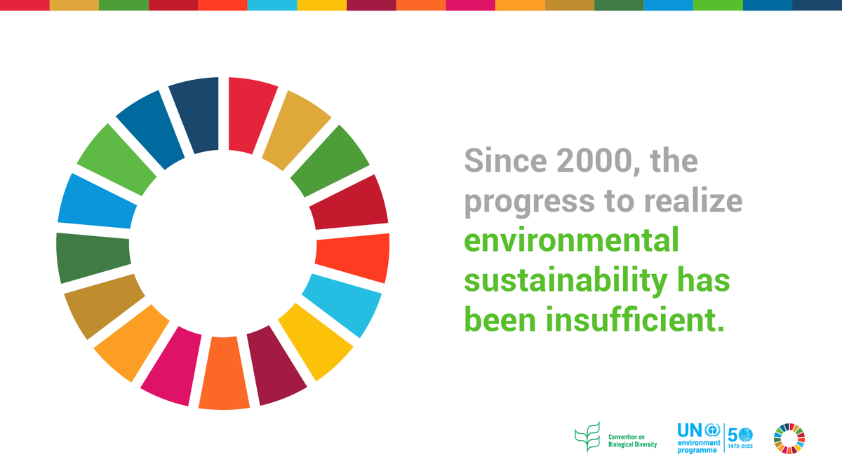 UNEP's tweet photo. Our new report, "Measuring Progress, Environment and the SDGs," shows that we need greater ambition and action if we want to fully achieve the 2030 Agenda, our blueprint for a better shared future. 

Learn more: https://t.co/8yYiOhRZ2D
#GlobalGoals https://t.co/bt4TaNXIty