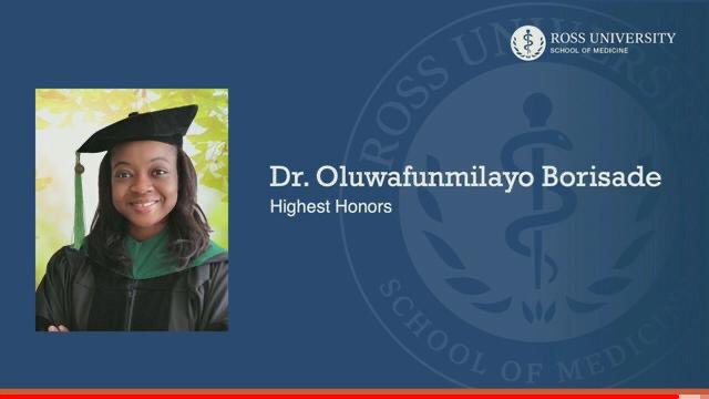 FolushoOlaniyan's tweet photo. Congratulations to my niece Dr Oluwafunmilayo Borisade Akinmade who graduated as a medical doctor with highest honours from Ross university.
Big congratulations to my brother Kenny Borisade . Ku oriire aburo mi. https://t.co/xRA5dytH6E