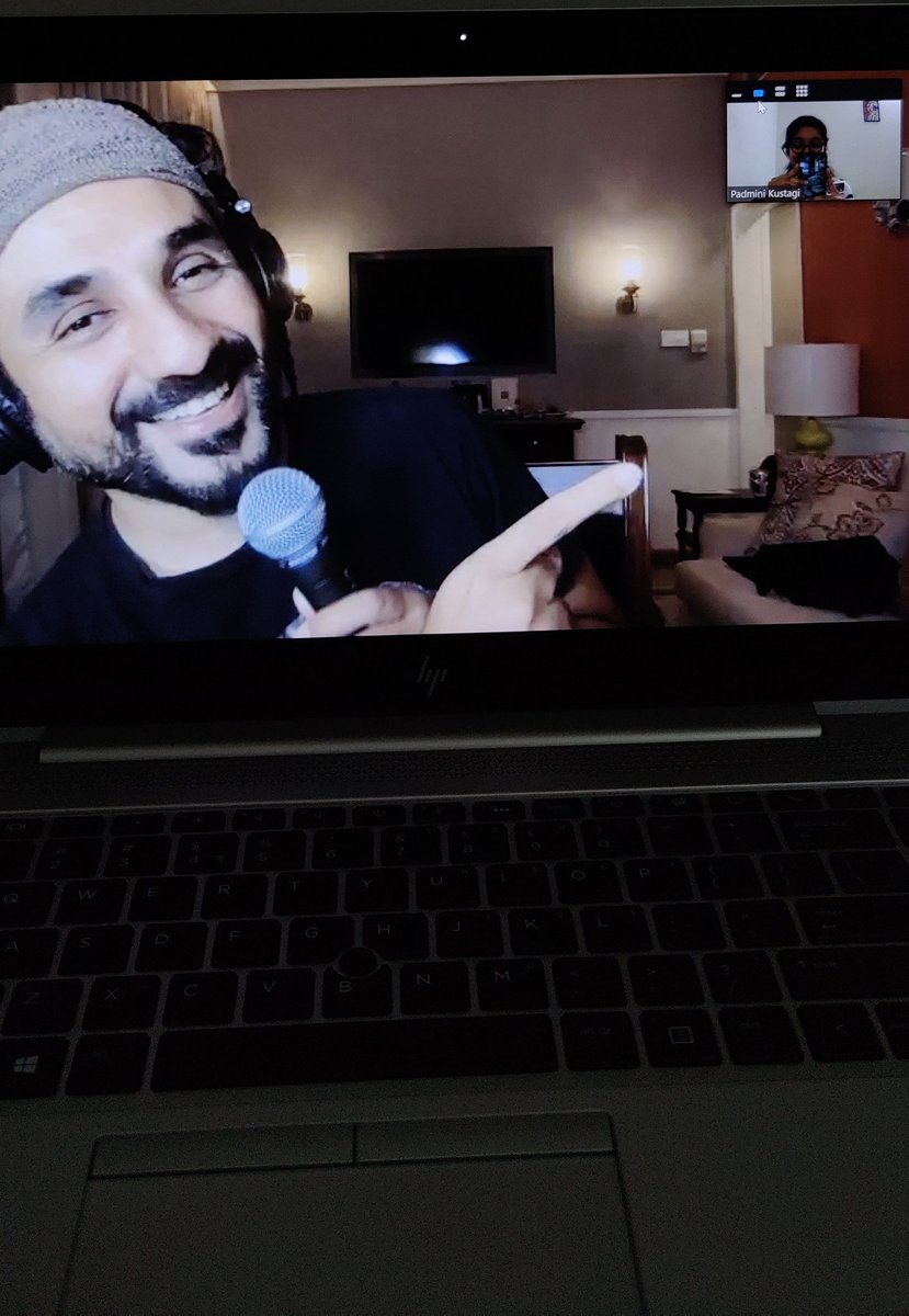 _kustagi_'s tweet photo. The best few hours that I've spent in a very long time! Vir Das at home, a fund raising Stand up gig on zoom. Thank you so much for doing this! @thevirdas and The we exist foundation. Glad to be a part of this along with over 400 participants!
#VirDasAtHome @TheWeirdass https://t.co/jFo5q9ds8s