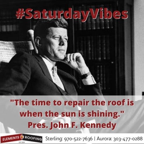Isaacholguin9's tweet photo. The time to repair the roof is when the sun is shining. #SaturdayVibes https://t.co/bToTzMuwWa