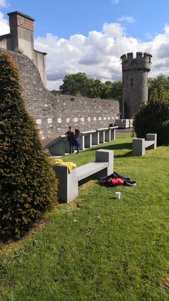 In the beautiful <a href="/glasnevin/">Glasnevin</a> cemetery - home to one million Irish souls. This part is especially touching as it is home to the Angel Plot were babies buried. A beautiful quiet setting. My grandkids Kuba and Maya very used to seeing the passing of life. #GlasnevinCemetery #History