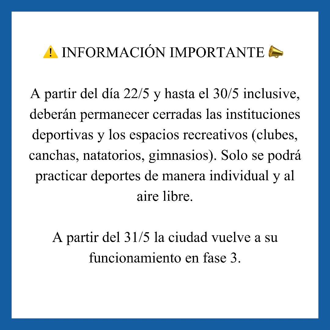 ⚠️ INFORMACIÓN IMPORTANTE 📣