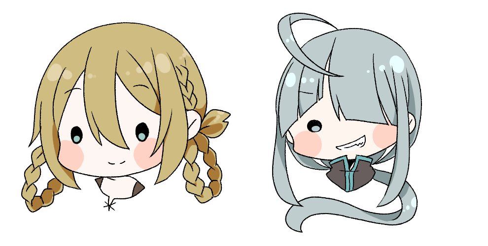 これは異端審問会を聞きながら描いたcfスタンプカード用の新規pcエールとシルヴィ そそのイラスト これは異端審問会を聞きながら描いたcfスタンプカード用の新規pcエールとシルヴィ そそのイラスト