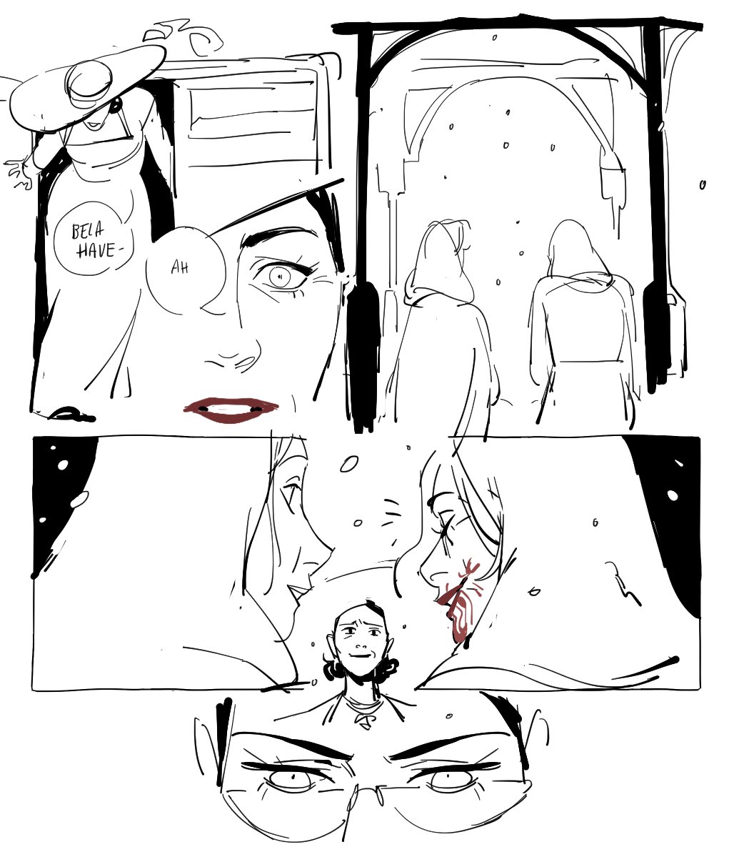 (1/2) RE8: so what if lady d kept a maiden around longer than usual 👉👈

who accidentally endeared herself to alcina &amp; she ends up keeping  her around for company and the maiden certainly isnt against being kept as a hot water bottle and occasional snack by a giant vampire milf. 