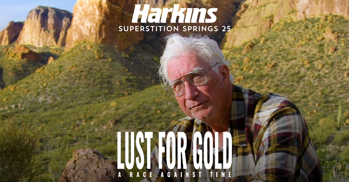 HarkinsTheatres's tweet photo. See the story of a group of modern adventurers who tempt fate in their quest for gold in the Superstition Mountains. Watch Lust for Gold: A Race Against Time, playing exclusively at Harkins Superstition Springs 25! #CinemaSafe #MaskUpMoviegoers
https://t.co/dBtQWWiED9 https://t.co/USYZMsr4wA