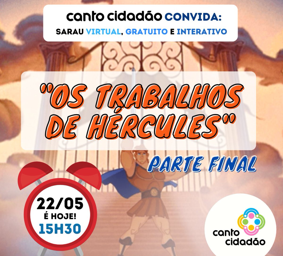 CantoCidadao's tweet photo. CANTO CIDADÃO CONVIDA: SARAUS VIRTUAIS, GRATUITOS E INTERATIVOS

📌 Já salve o link direto para o Zoom:
https://t.co/qd5gQdEsUZ
🗝 SENHA: Hercules

Você também pode assistir ao vivo em nosso Facebook:
https://t.co/0zgeeKUKlT https://t.co/LUcCQWOUo0