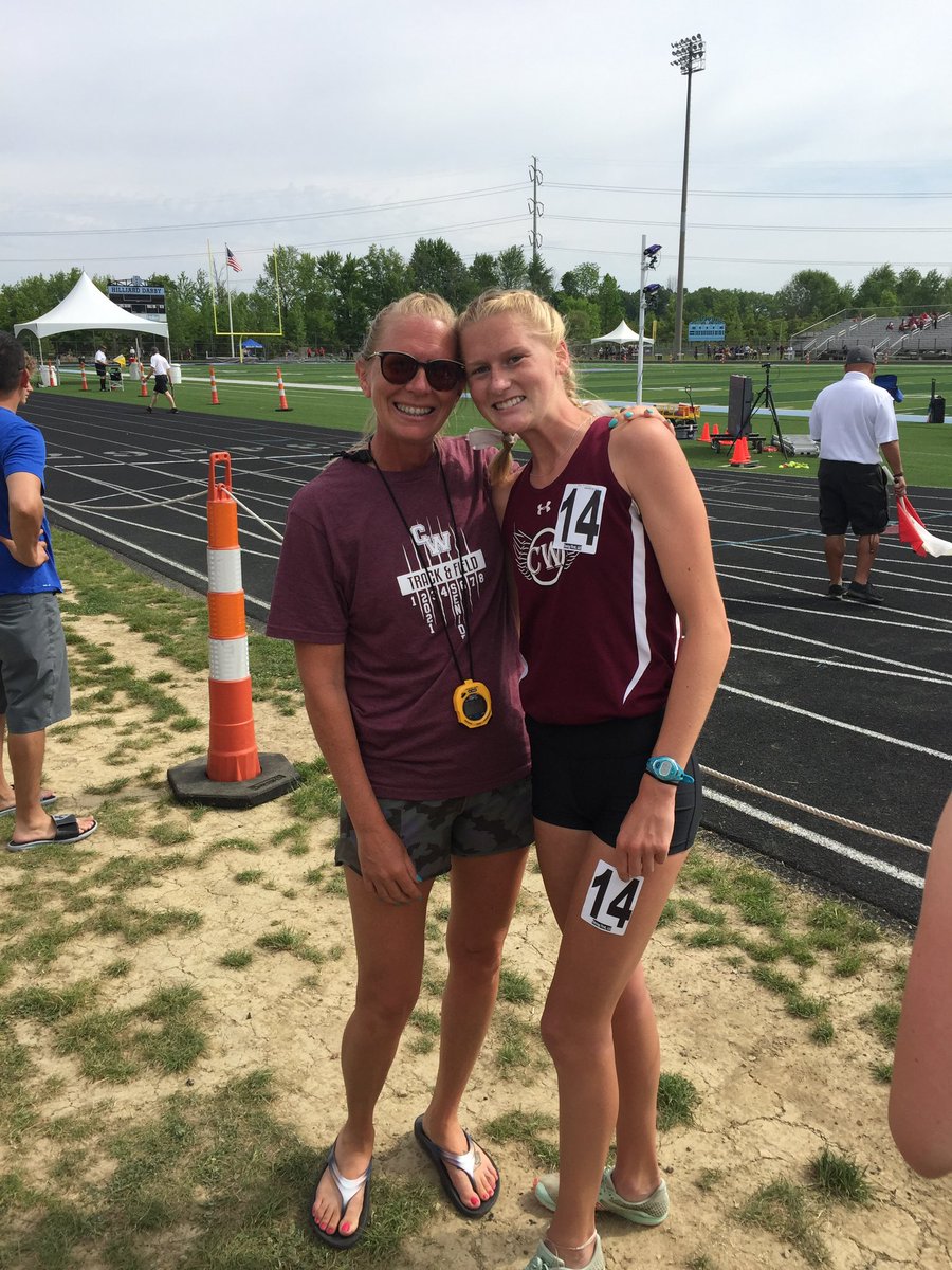 🌟New school record 🌟800m🌟2:18.09🌟 Allena Klamorick🌟Good luck at regionals🌟 <a href="/KlamorickA/">Allena🌻</a> <a href="/CWIndians/">CWHS Athletics</a>
