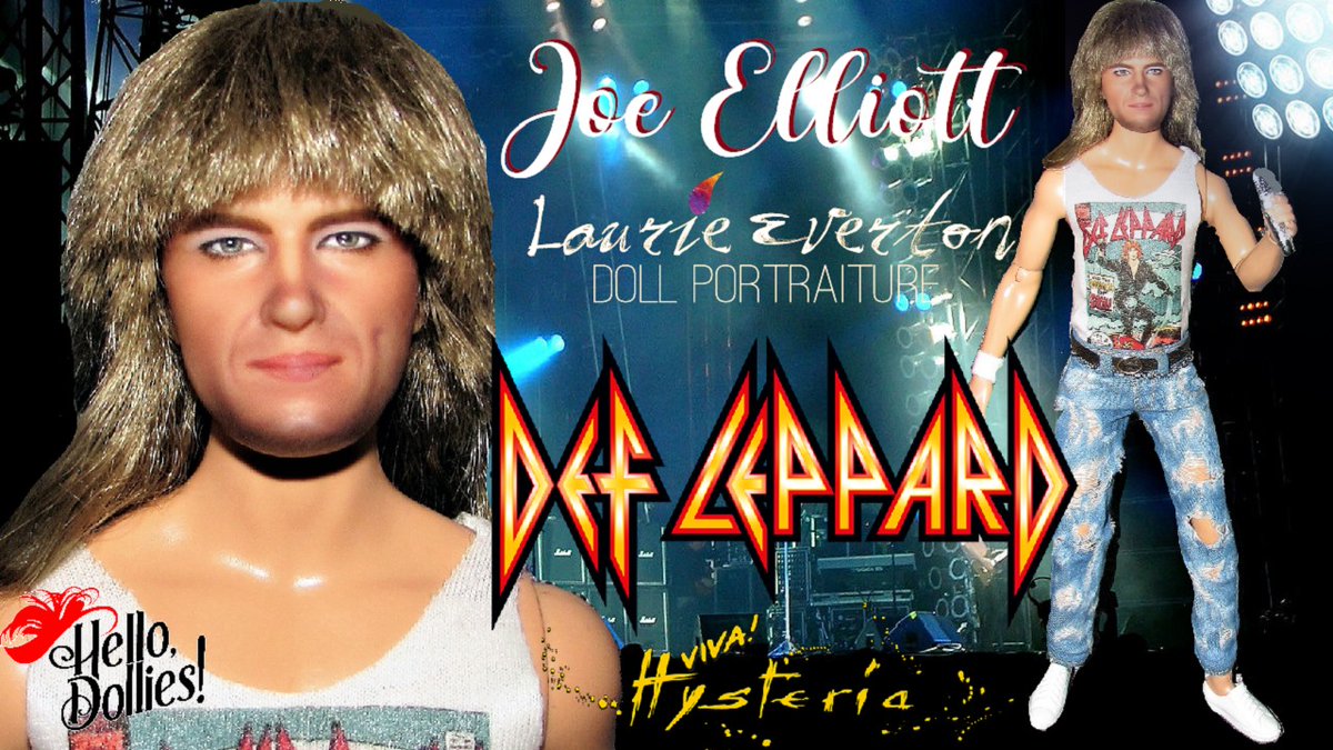 LaurieEverton's tweet photo. This is my contribution to the Repaint Society doll show "Hello Dollies" a one of a kind Ken doll, now
Joe Elliott from the band, Def Leppard ( yes, im a huge fan )
@DefLeppard @rickallenlive @DefLeppardRB @Def_Leppardess #JoeElliott #DefLeppard #artdoll #OOAK #oneofakind https://t.co/Jd9g1z9E9W