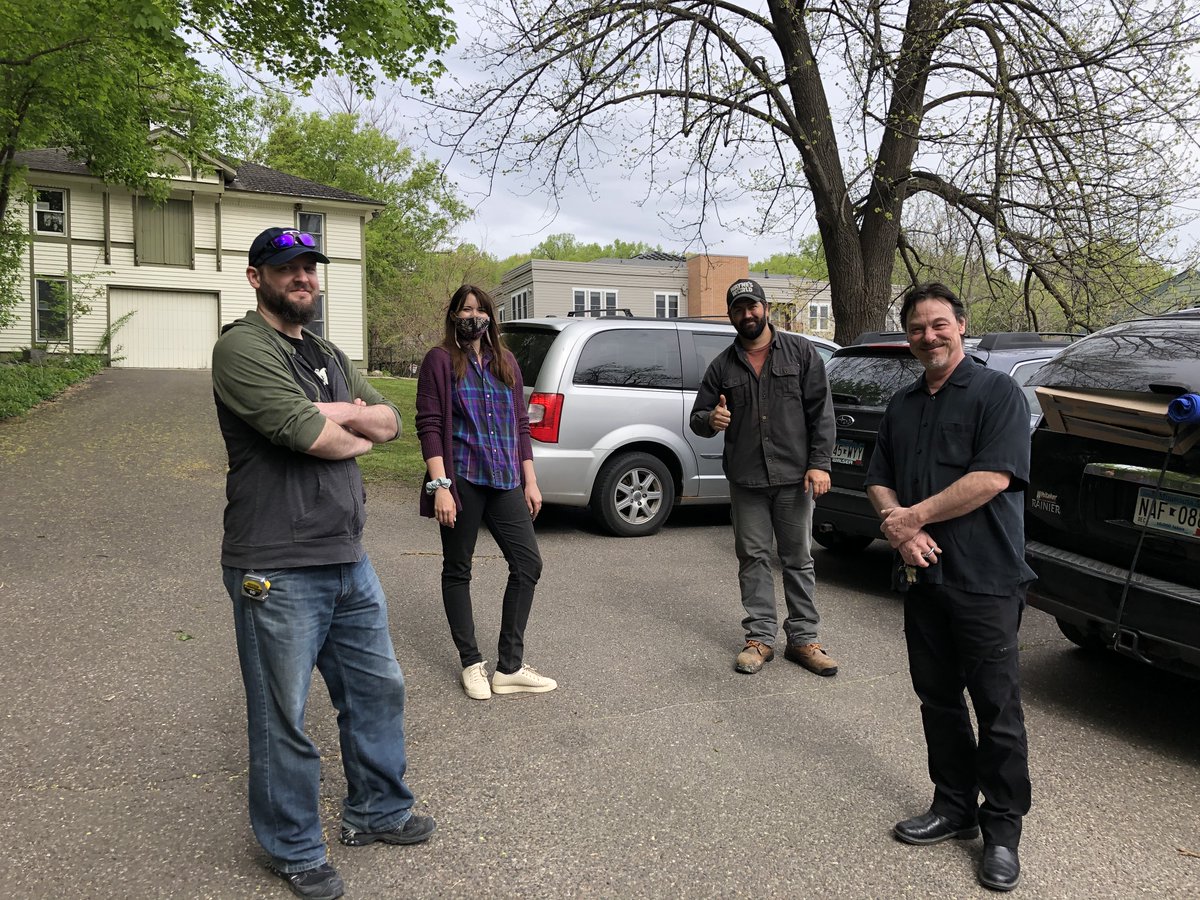 WCHSMN's tweet photo. The crew from Split Rock Studios came over the other day to pick up artifacts for the exciting new interactive exhibit, "From the Woods to the World." It will debut when the new Center opens in October! @SplitRockStudio #Lumberinghistory #logginghistory #WCHSMN #newexhibit https://t.co/gmxjHLdZvp